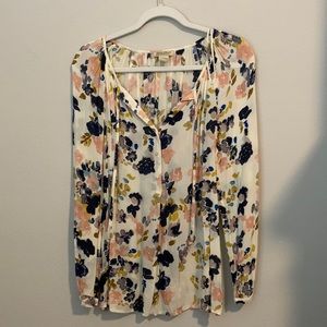 Lucky brand - floral blouse